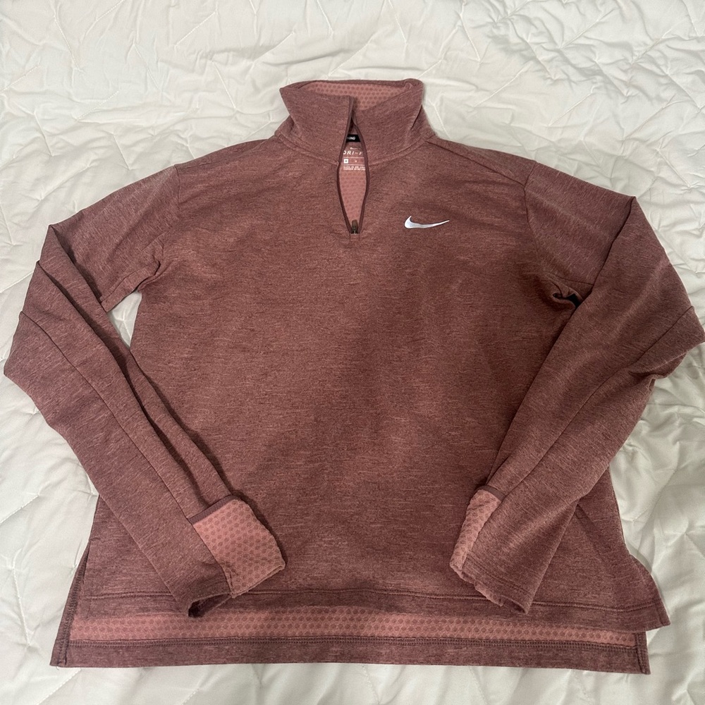 Nike waffle knit quarter zip